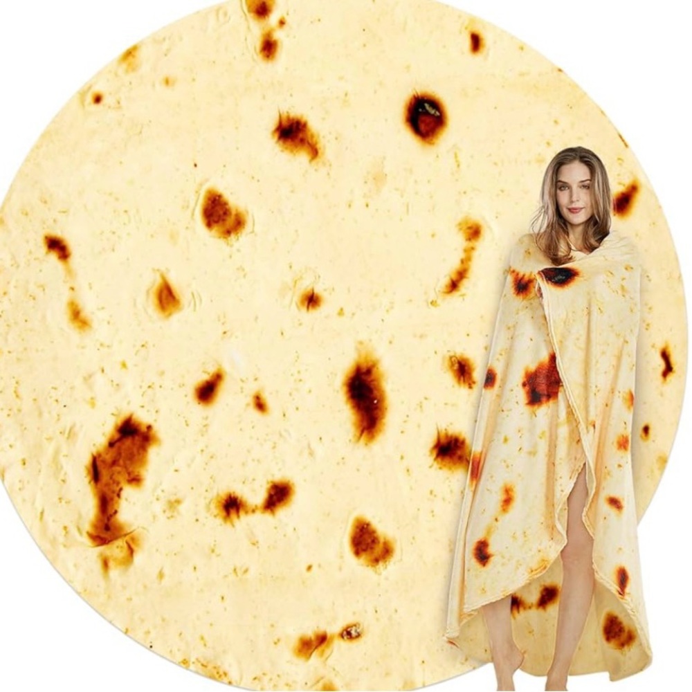Tortilla Round Super Soft Blanket